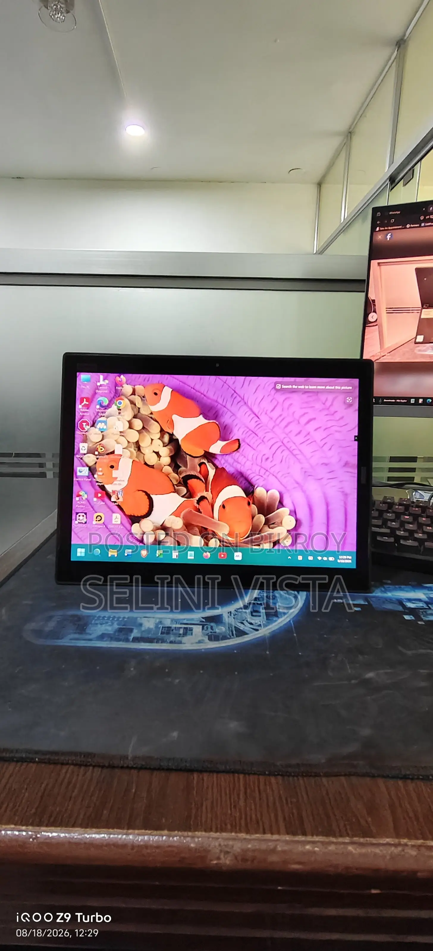 Laptop Lenovo ThinkPad X1 Tablet (3rd Gen) 16GB RAM Intel Core i7 256GB SSD