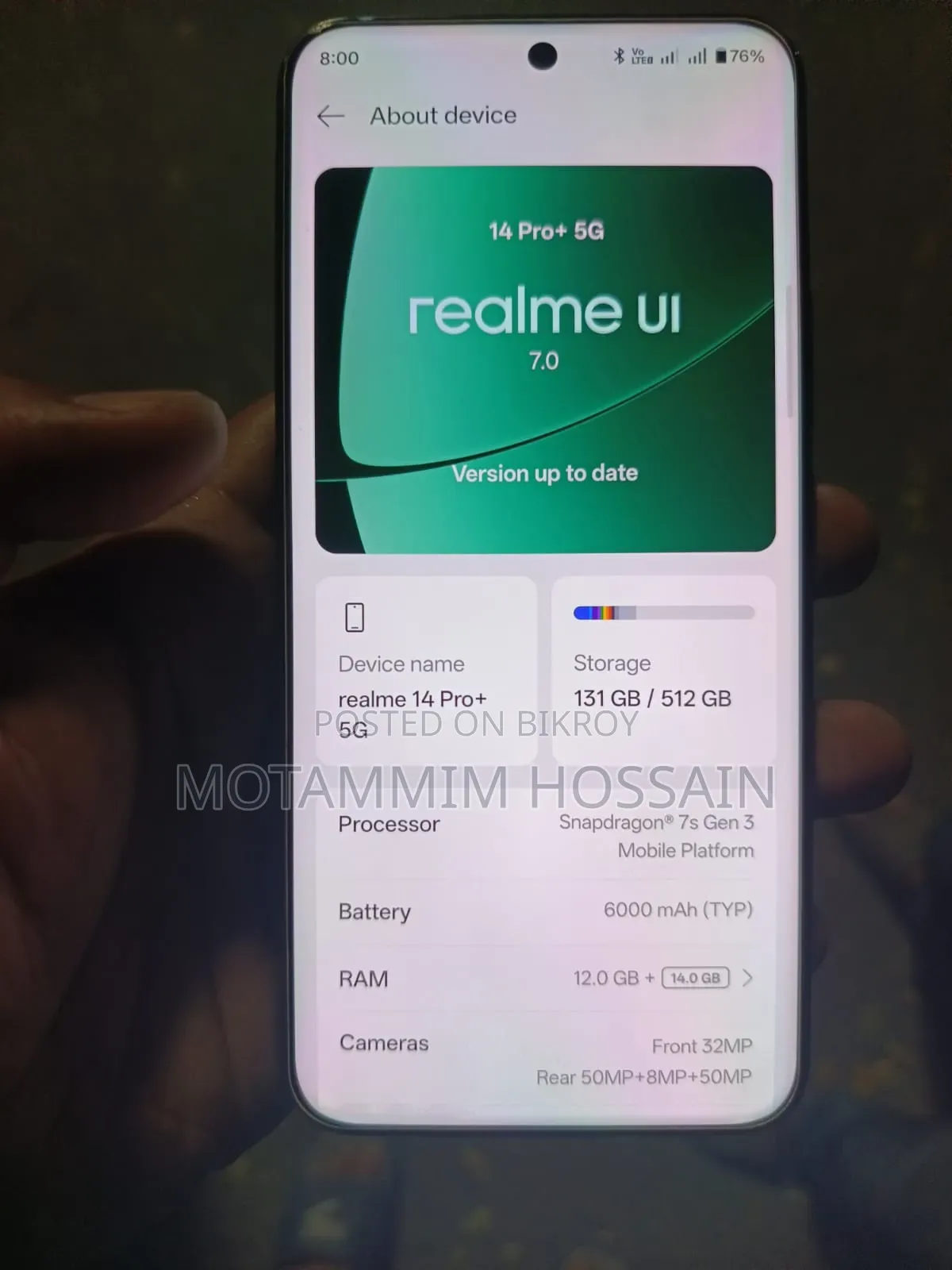Realme 14 Pro+ 512 GB Black