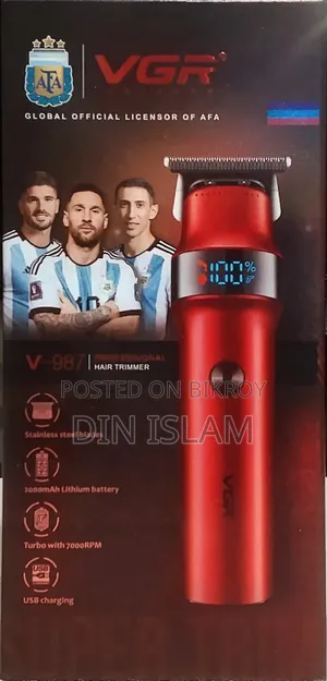 ভিজিআর ভি-৯৮৭ প্রফেশনাল হেয়ার ট্রিমার | ২০০০এমএএইচ | ৭০০০আরপিএম | নতুন