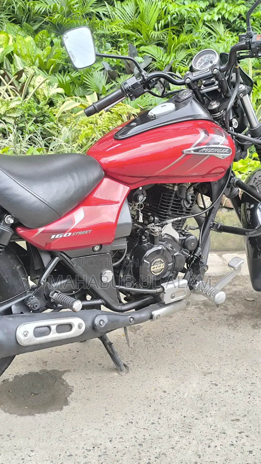 বাজাজ এভেঞ্জার ১৬০ স্ট্রিট ২০২১ লাল