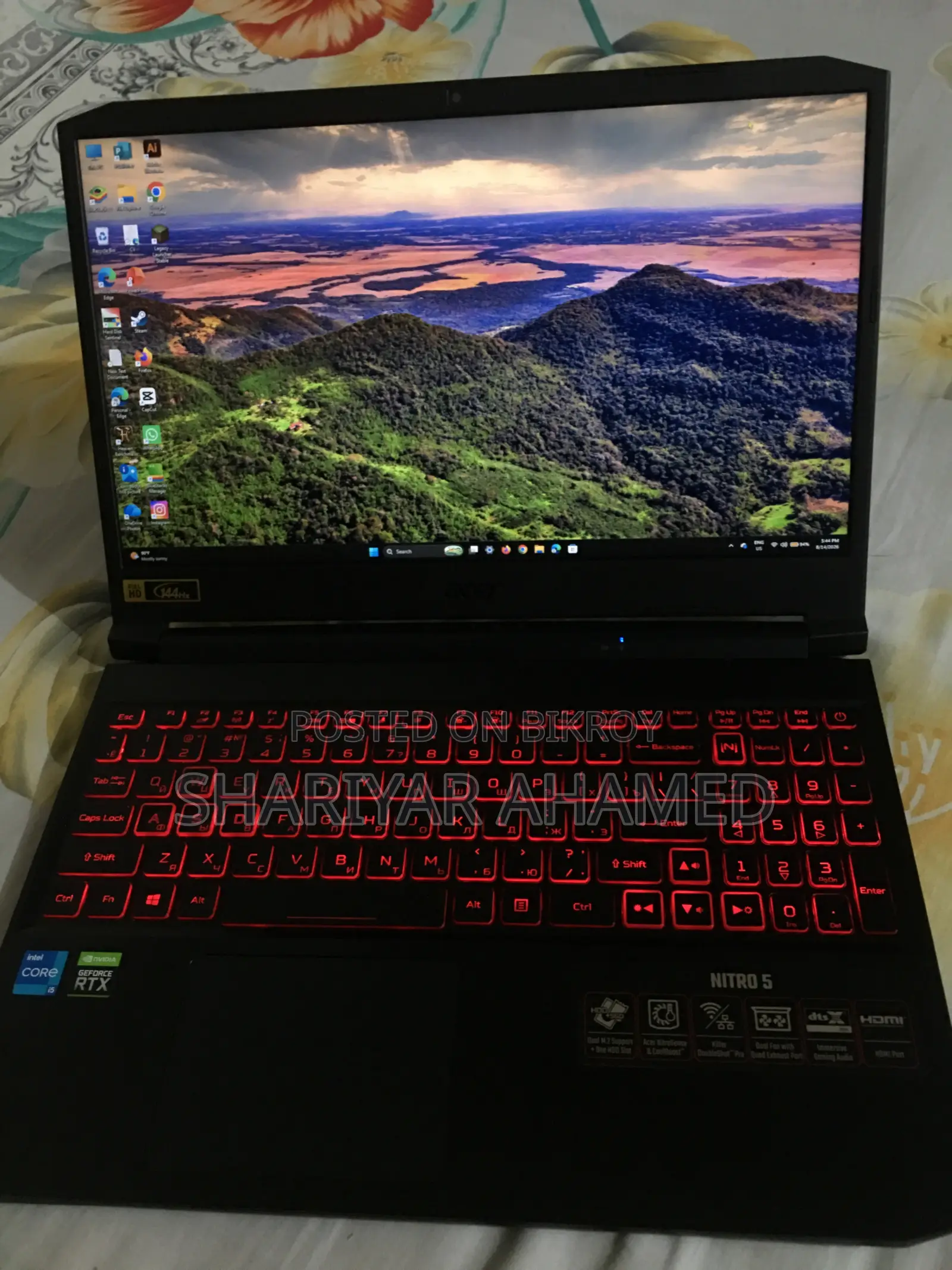 Laptop Acer Nitro 5 24GB Intel Core I5 SSD 1T