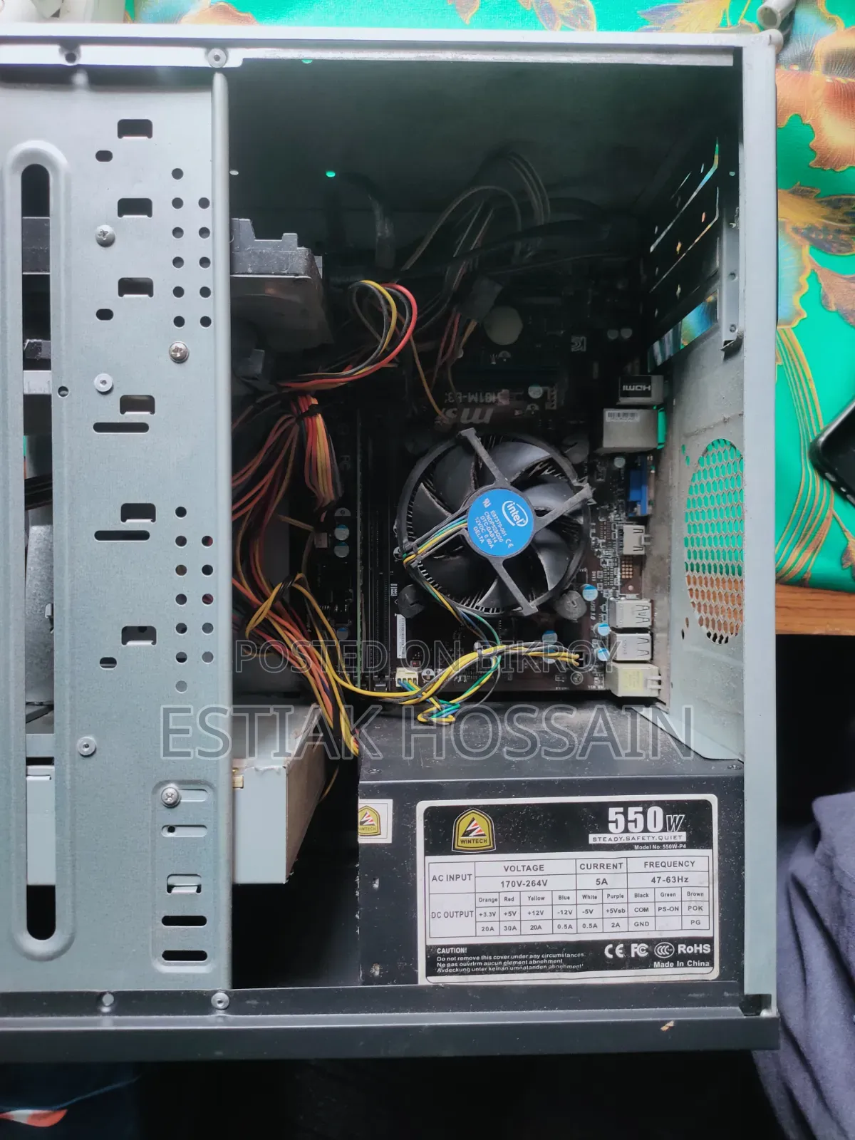 Desktop Computer MSI 4GB Intel Core i3 HDD+SSD 500GB