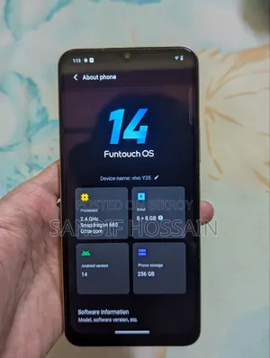 Vivo Y35 256 GB Yellow