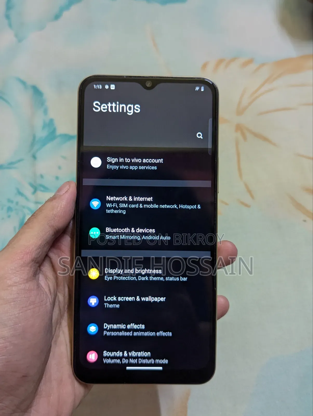 Vivo Y35 256 GB Yellow