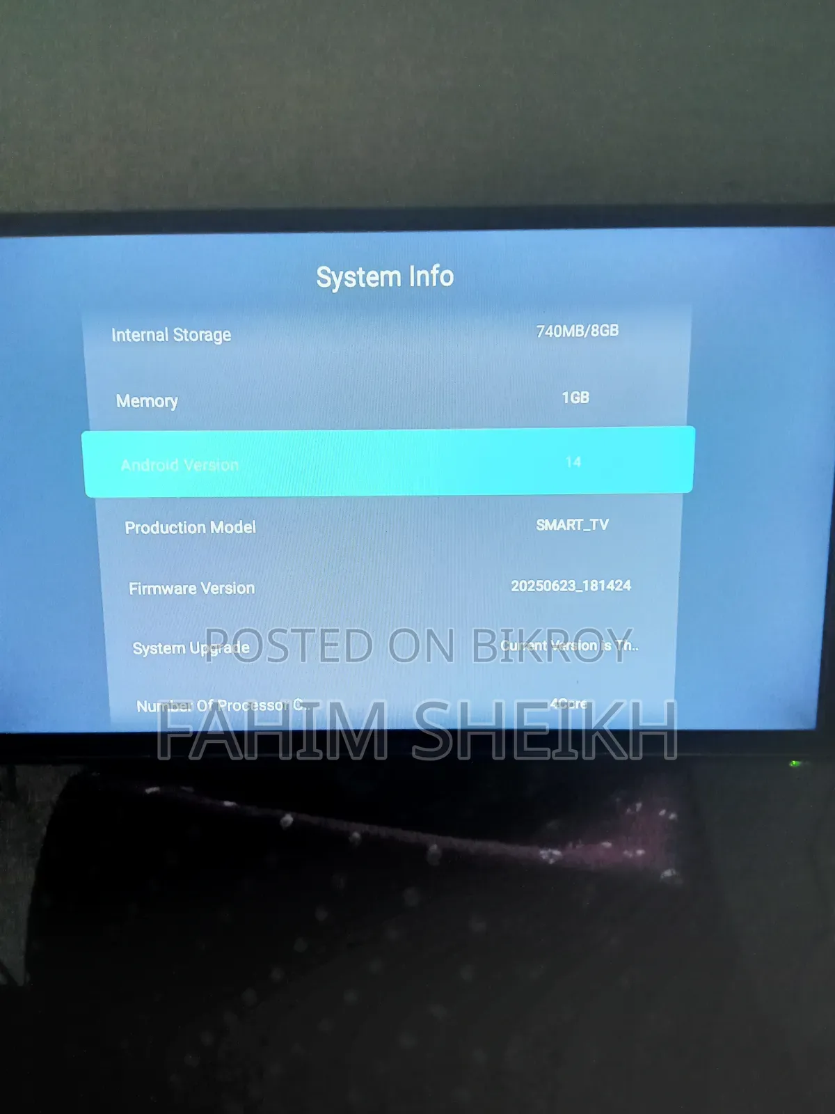 Minister Smart Crystal HD TV Model: MI32M4SAB