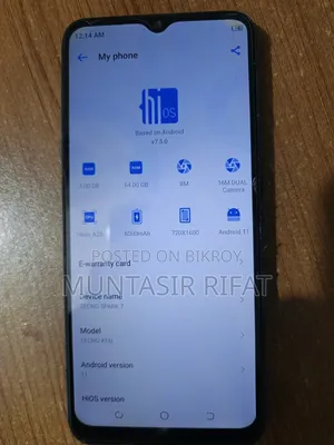 Tecno Spark 7 64 GB Blue