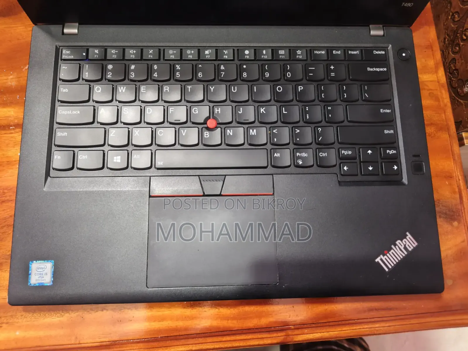 Laptop Lenovo ThinkPad T480 8GB Intel Core I5 SSD 256GB