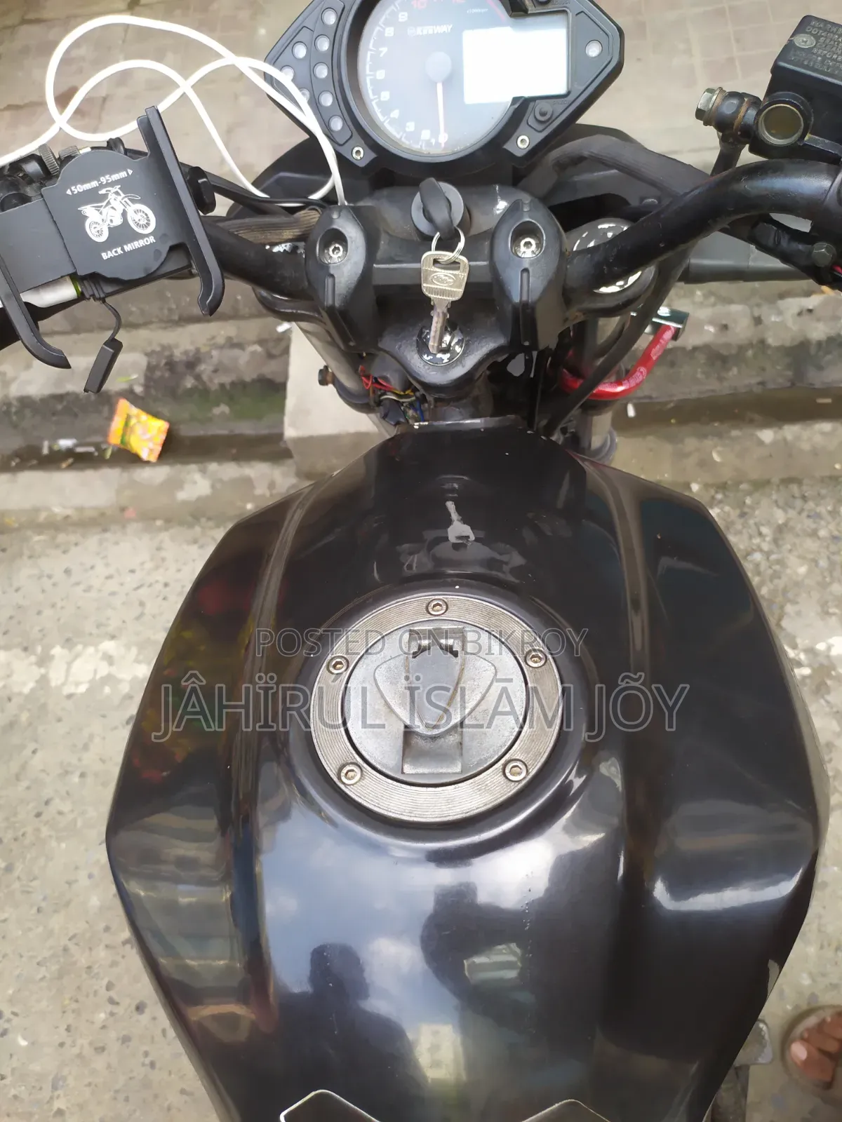 নতুন কিওয়ে আরকেএস ১২৫ ২০১৯ কালো
