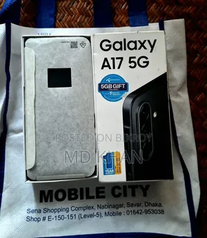 New Samsung Galaxy A17 5G 128 GB Black