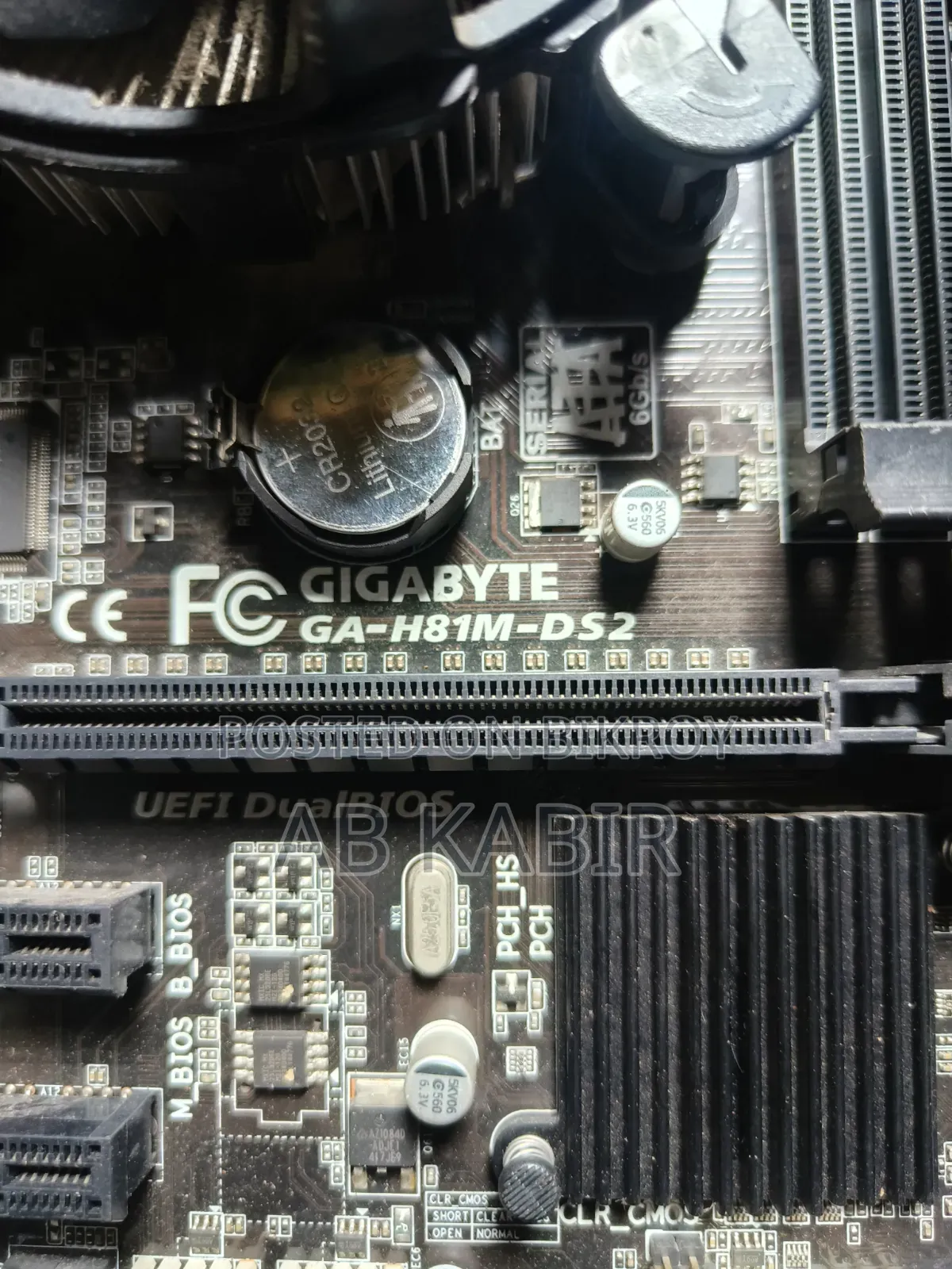 Gigabyte GA-H81M-DS2 Motherboard + I3 4th Gen CPU (Used)