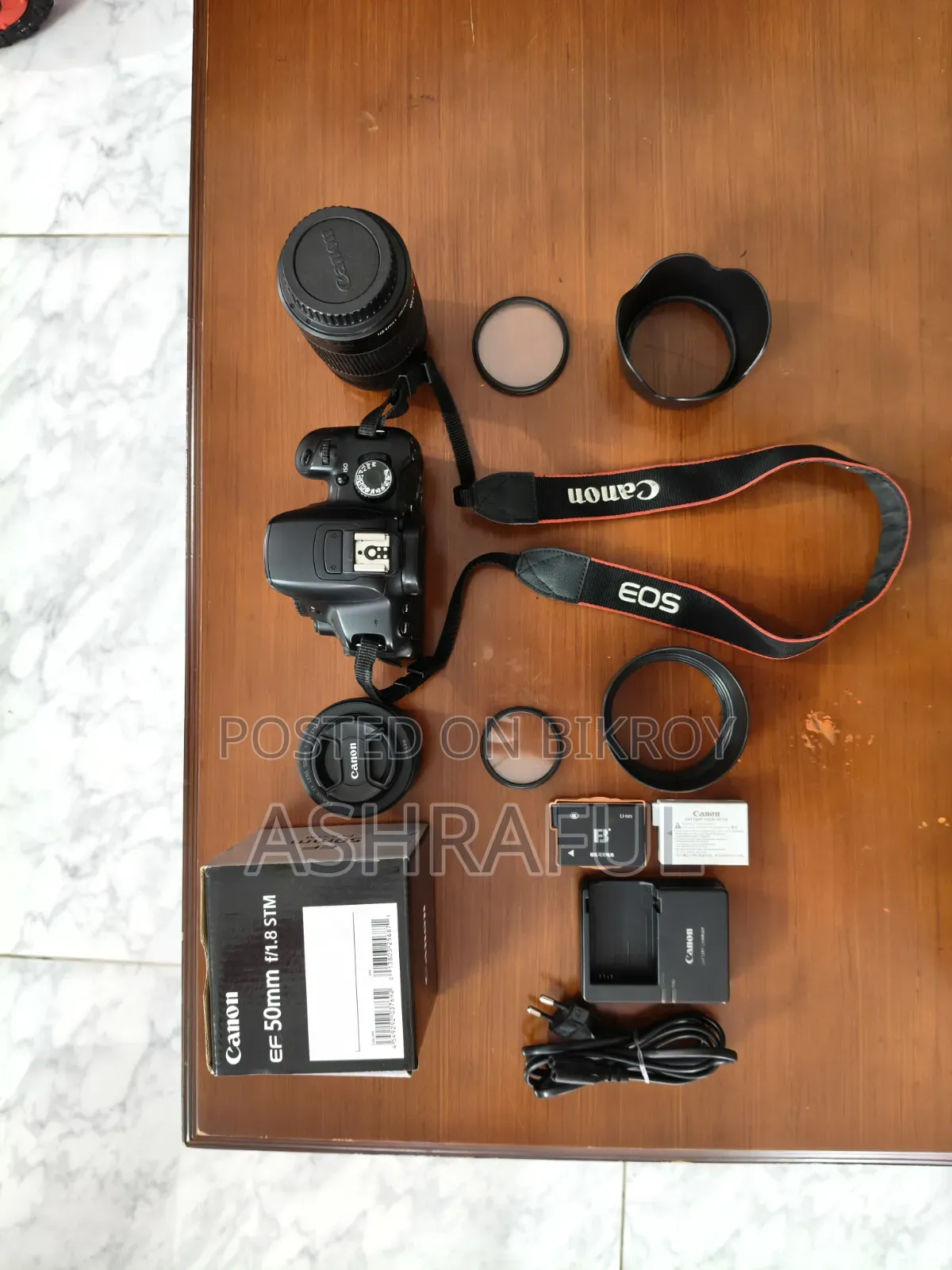 Canon EOS 700D With All Required Accessories