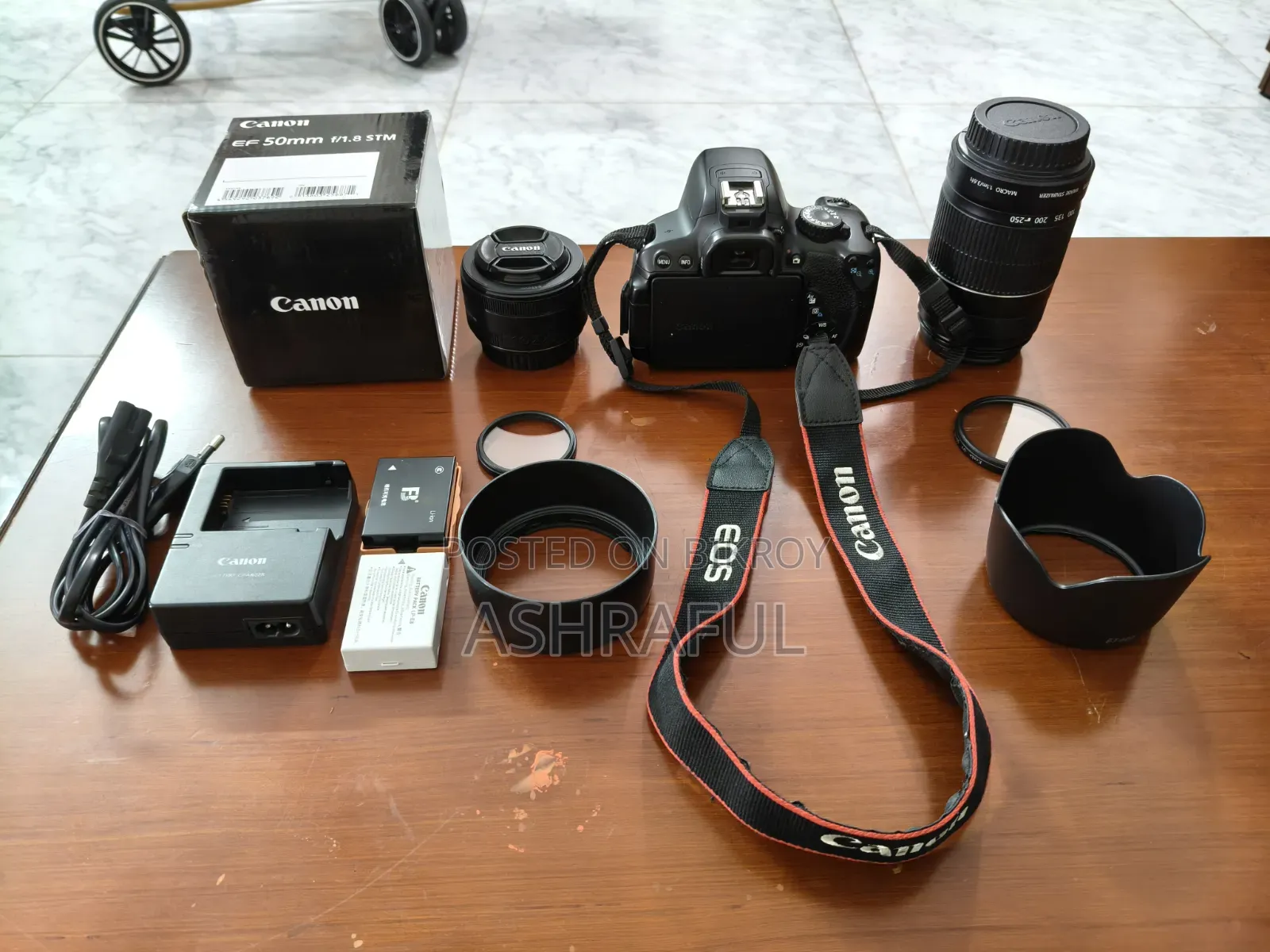 Canon EOS 700D With All Required Accessories