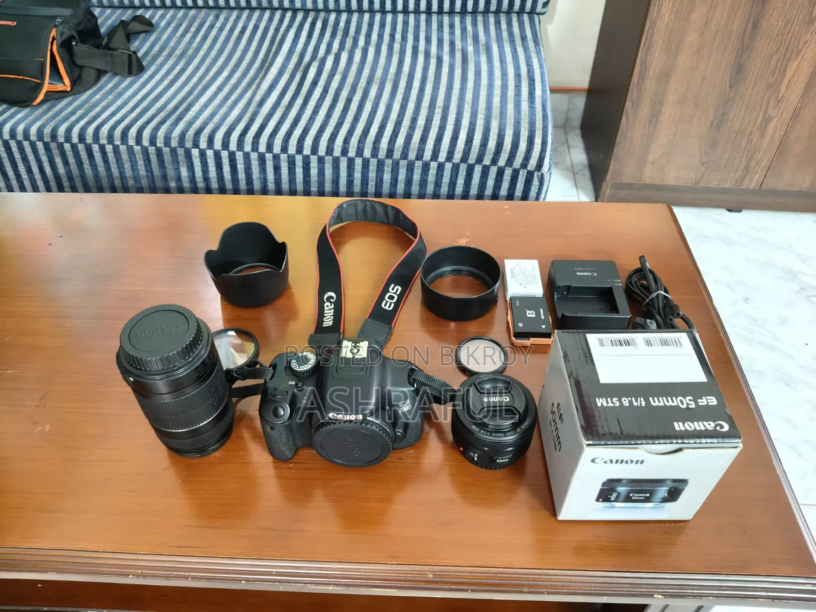 Canon EOS 700D With All Required Accessories