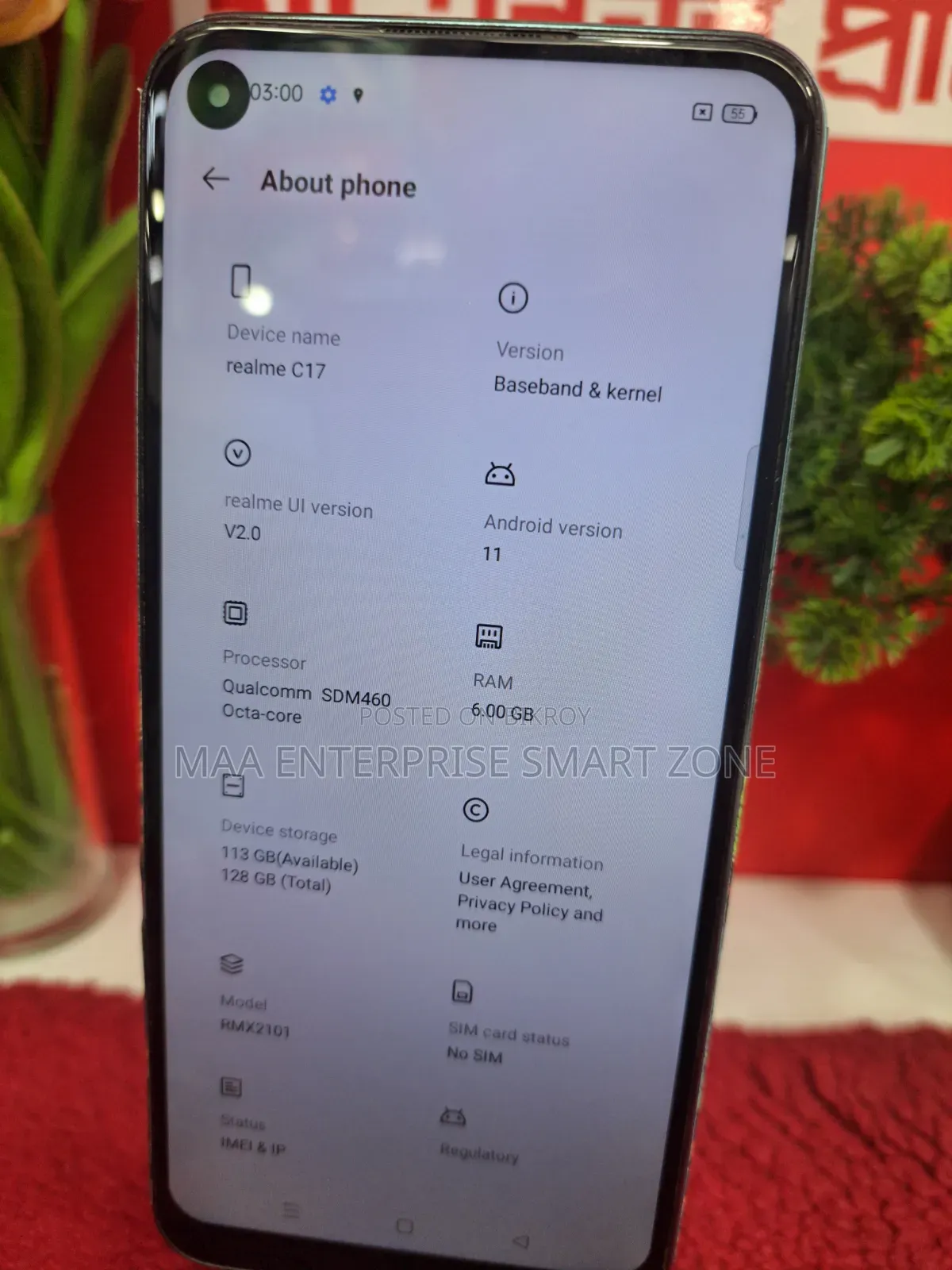 Realme C17 128 GB Blue