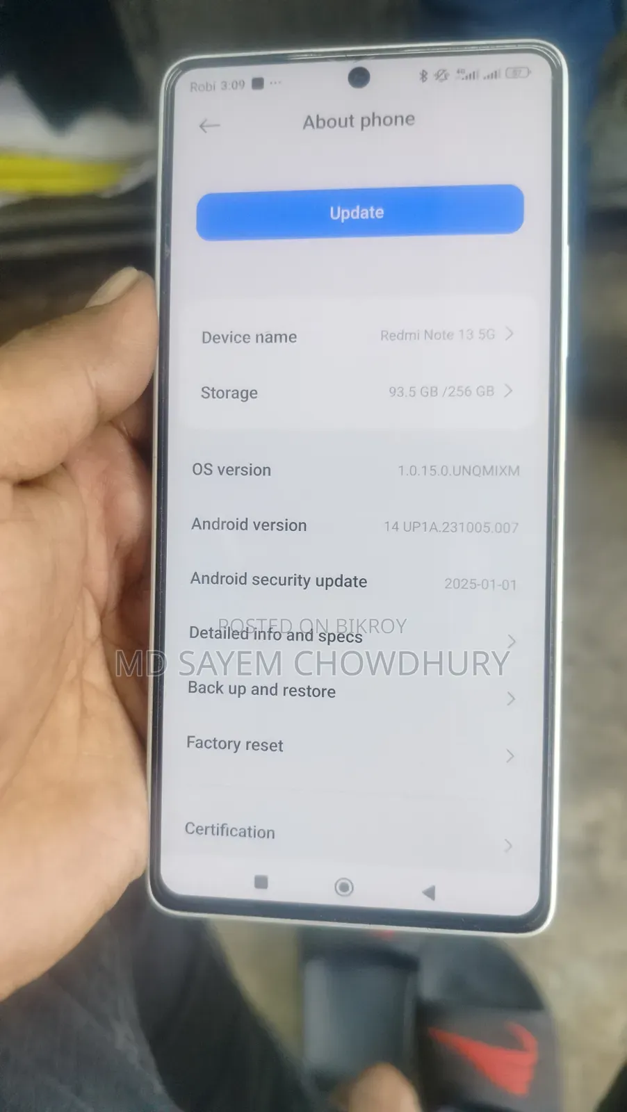 Xiaomi Redmi Note 13 256 GB White