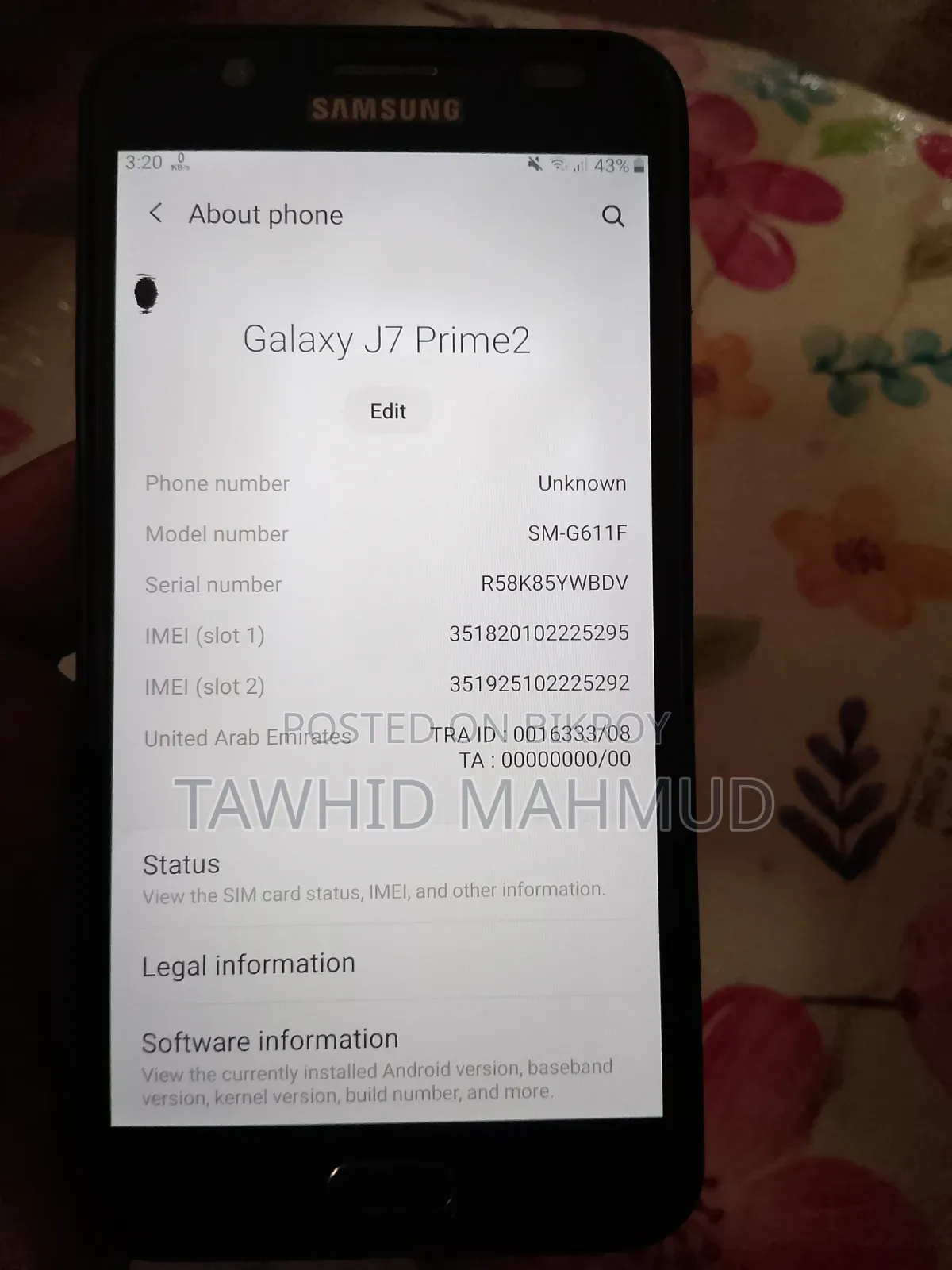 Samsung Galaxy J7 Prime 32 GB Rose Gold