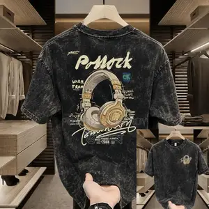 Premium Acid Wash Drop Shoulder T-Shirt