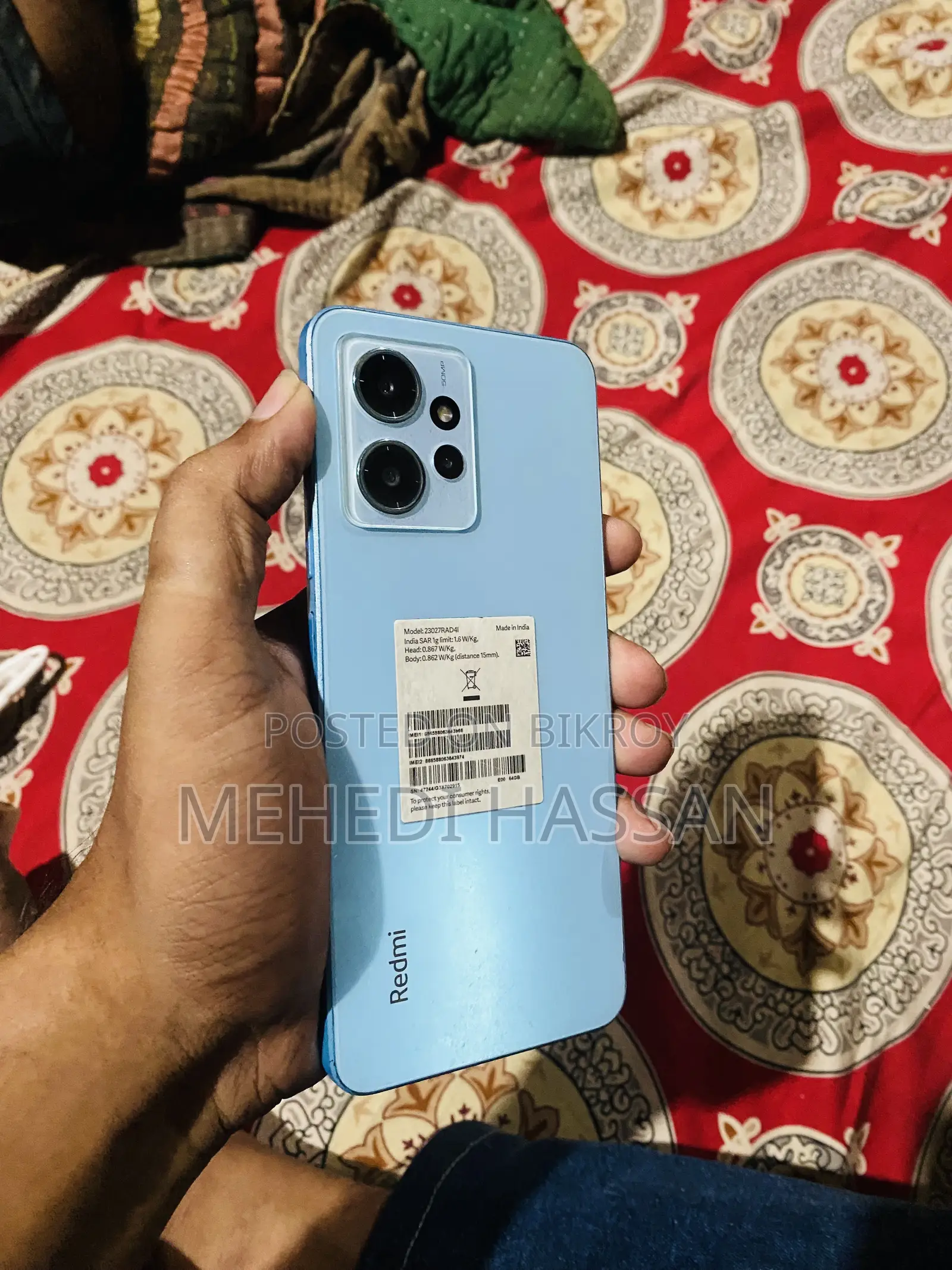 Xiaomi Redmi Note 12 128 GB Red