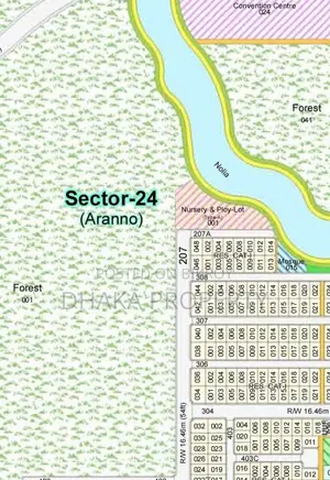 54ft Road 3 Katha Forest Facing at Sector-24
