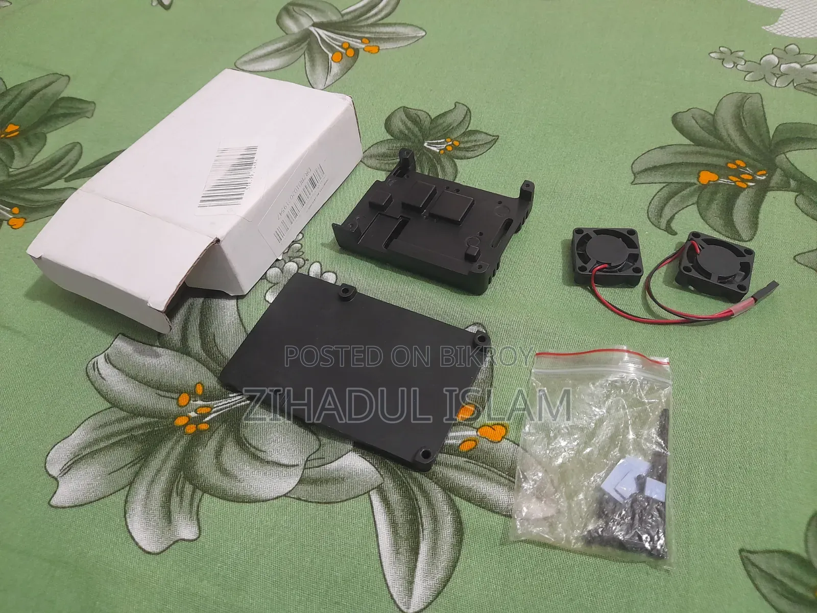 Raspberry Pi 3/4 Model Aluminum Alloy Case With Cooling Fans Heatsink