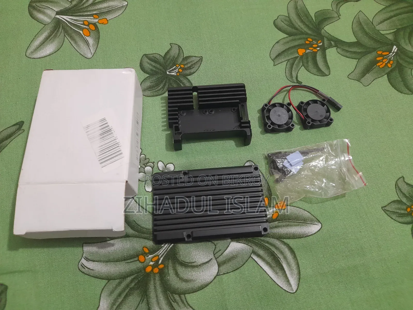 Raspberry Pi 3/4 Model Aluminum Alloy Case With Cooling Fans Heatsink