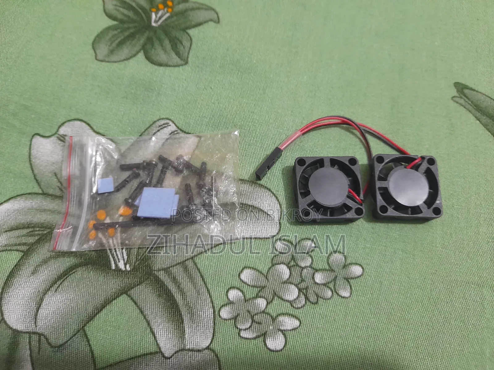 Raspberry Pi 3/4 Model Aluminum Alloy Case With Cooling Fans Heatsink