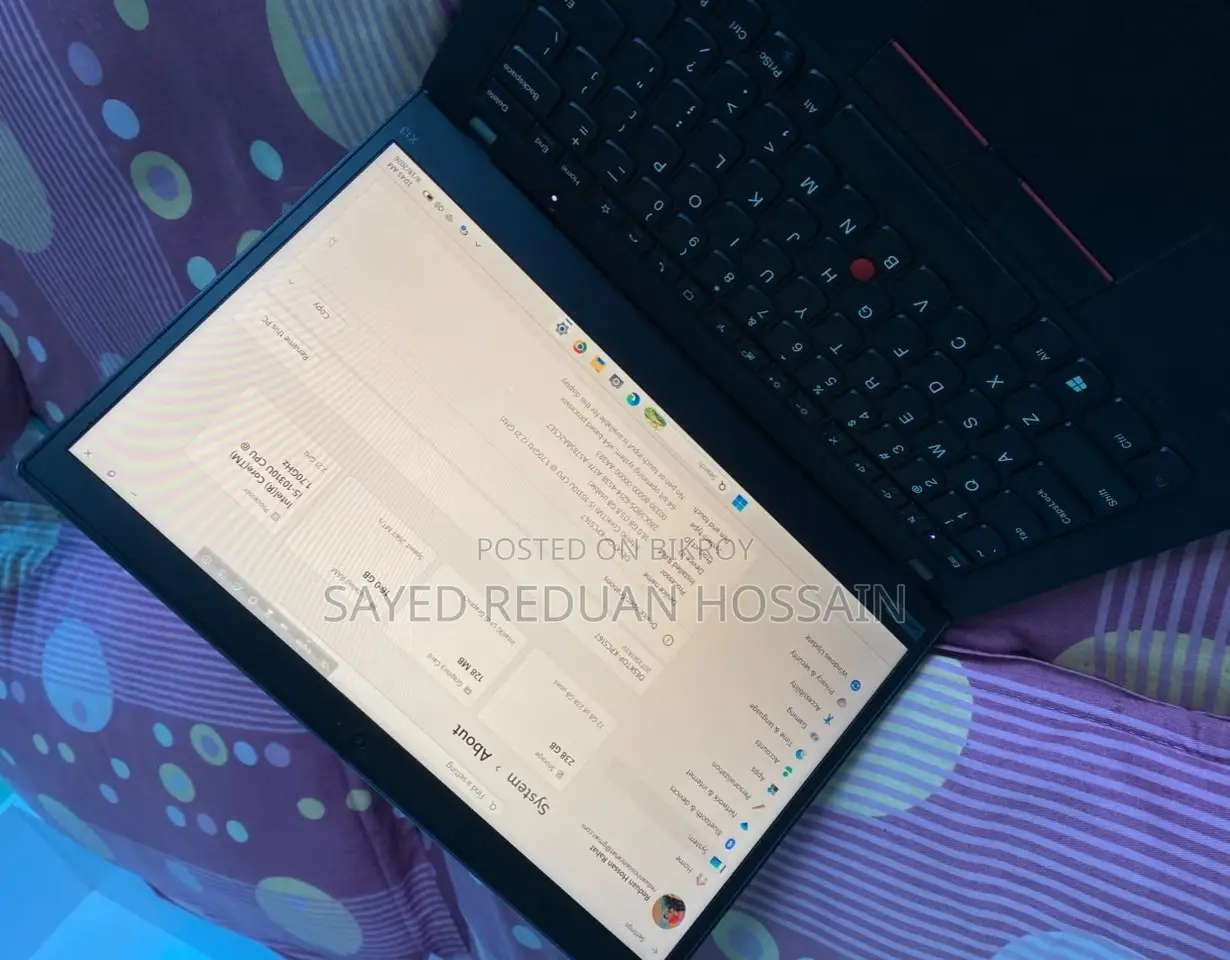 Laptop Lenovo ThinkPad X30 16GB Intel Core I5 SSD 256GB