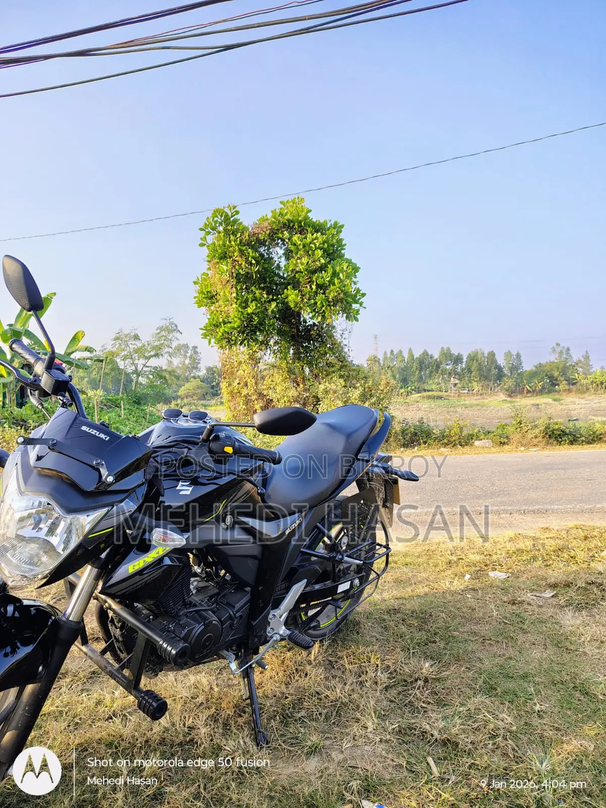 Suzuki Gixxer 2025 Black