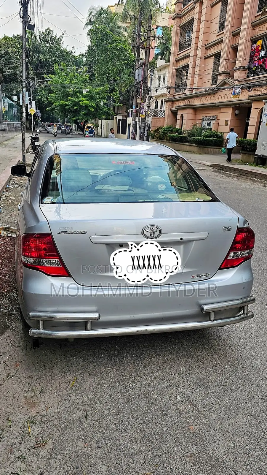 Toyota Axio 1.5 X Two-Wheel Drive 2009 Silver