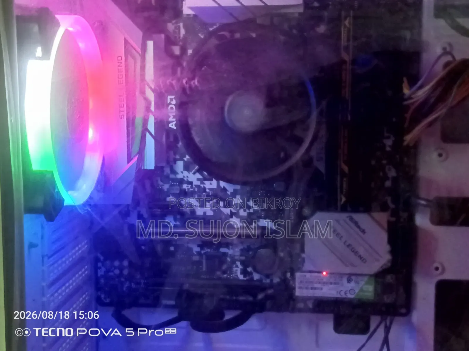 Desktop Computer MSI Model 8GB AMD Ryzen 5 SSD 128GB