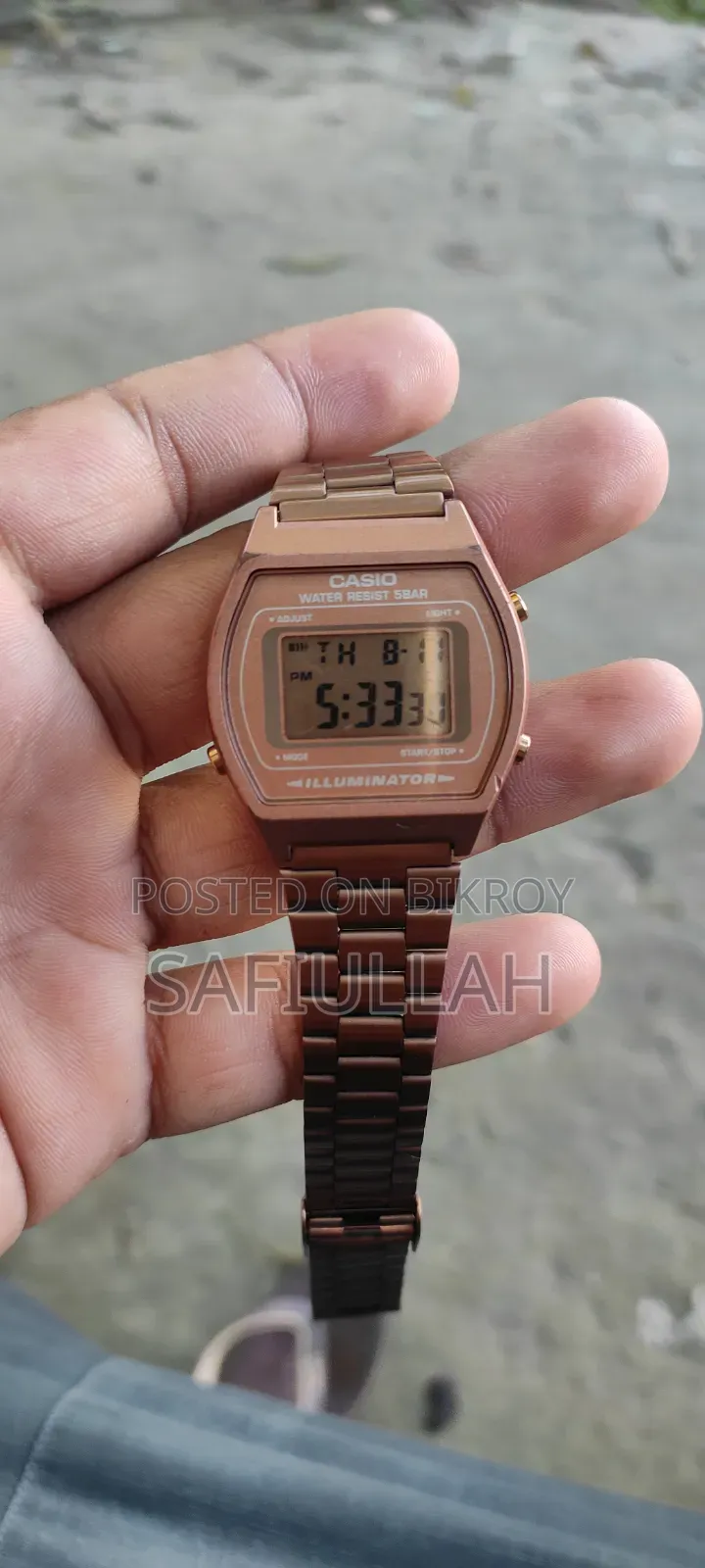 Original Casio Watch – Rose Gold
Brand: Casio
Model: B640 Series