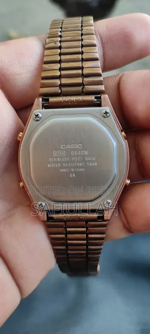 Original Casio Watch – Rose Gold
Brand: Casio
Model: B640 Series