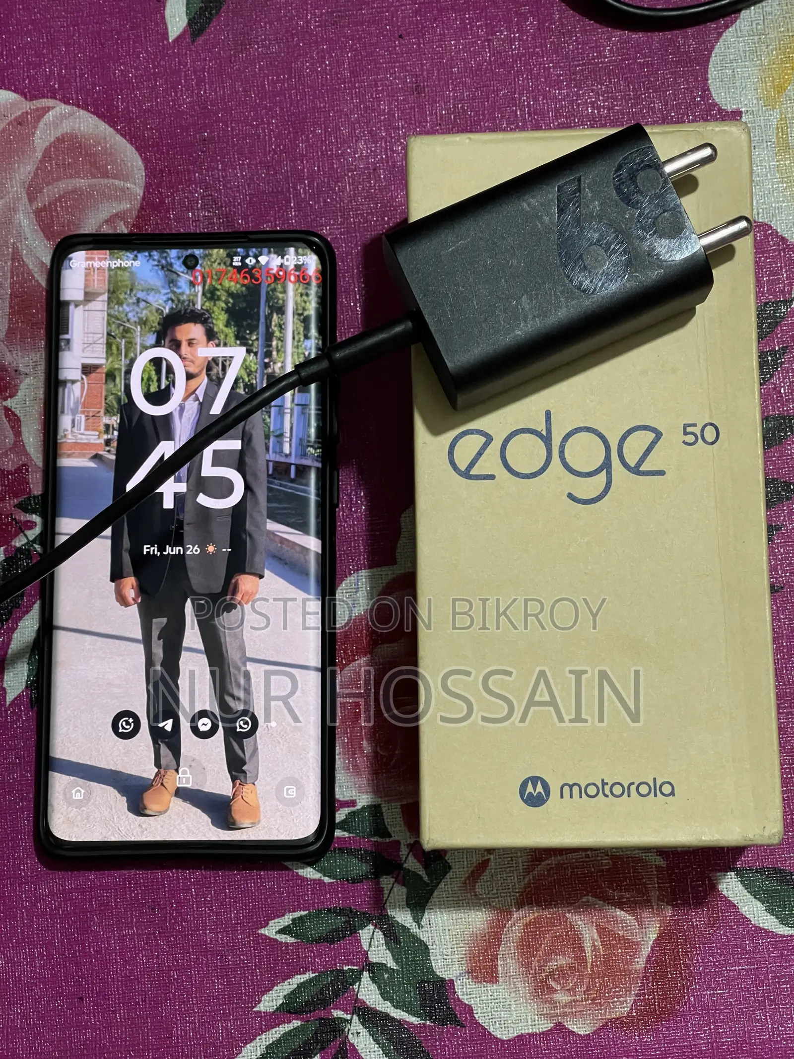 Motorola Edge 50 256 GB Gray
