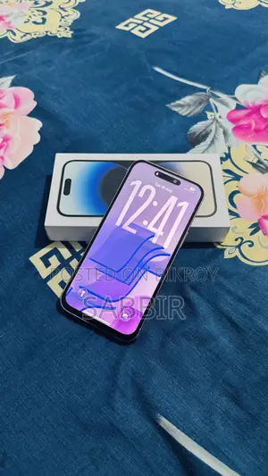অ্যাপল আইফোন ১৪ প্রো ম্যাক্স ১২৮ জিবি সিলভার