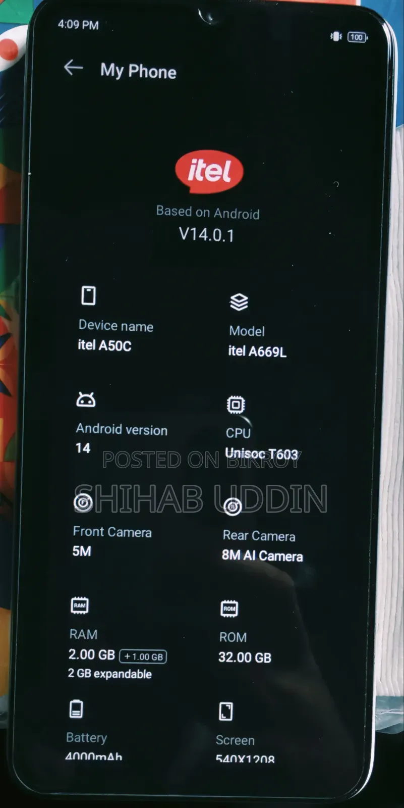 Itel A50C 32 GB