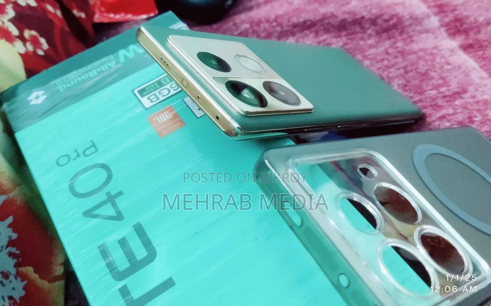 ইনফিনিক্স নোট ৪০ প্রো ২৫৬ জিবি সবুজ