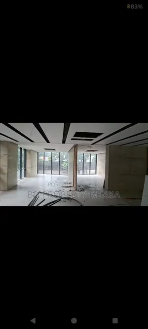 গুলশানে ২২০০ বর্গফুটের ১ম তলার খোলা নতুন বিল্ডিংয়ের বাণিজ্যিক স্পেস ভাড়া