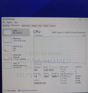 Desktop Computer ASUS 16gb Amd SSD 256gb
