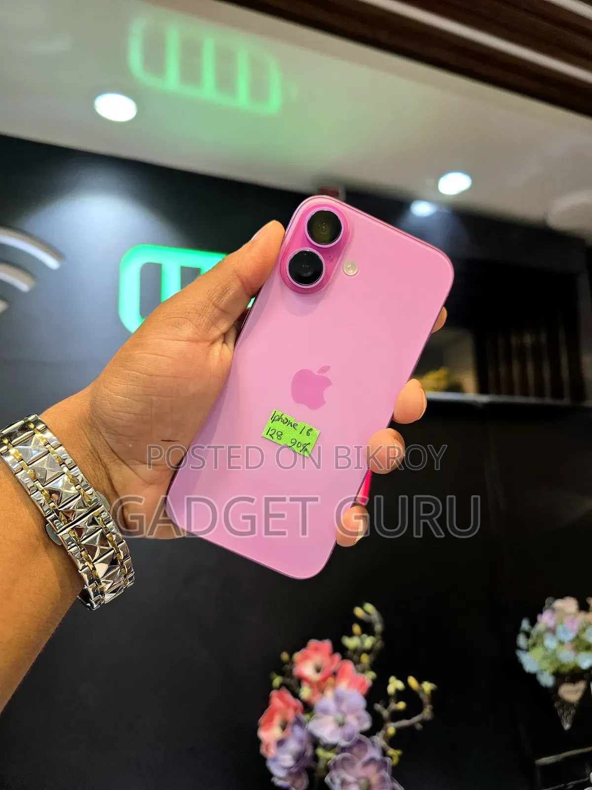 অ্যাপল আইফোন ১৬ ১২৮ জিবি পিংক