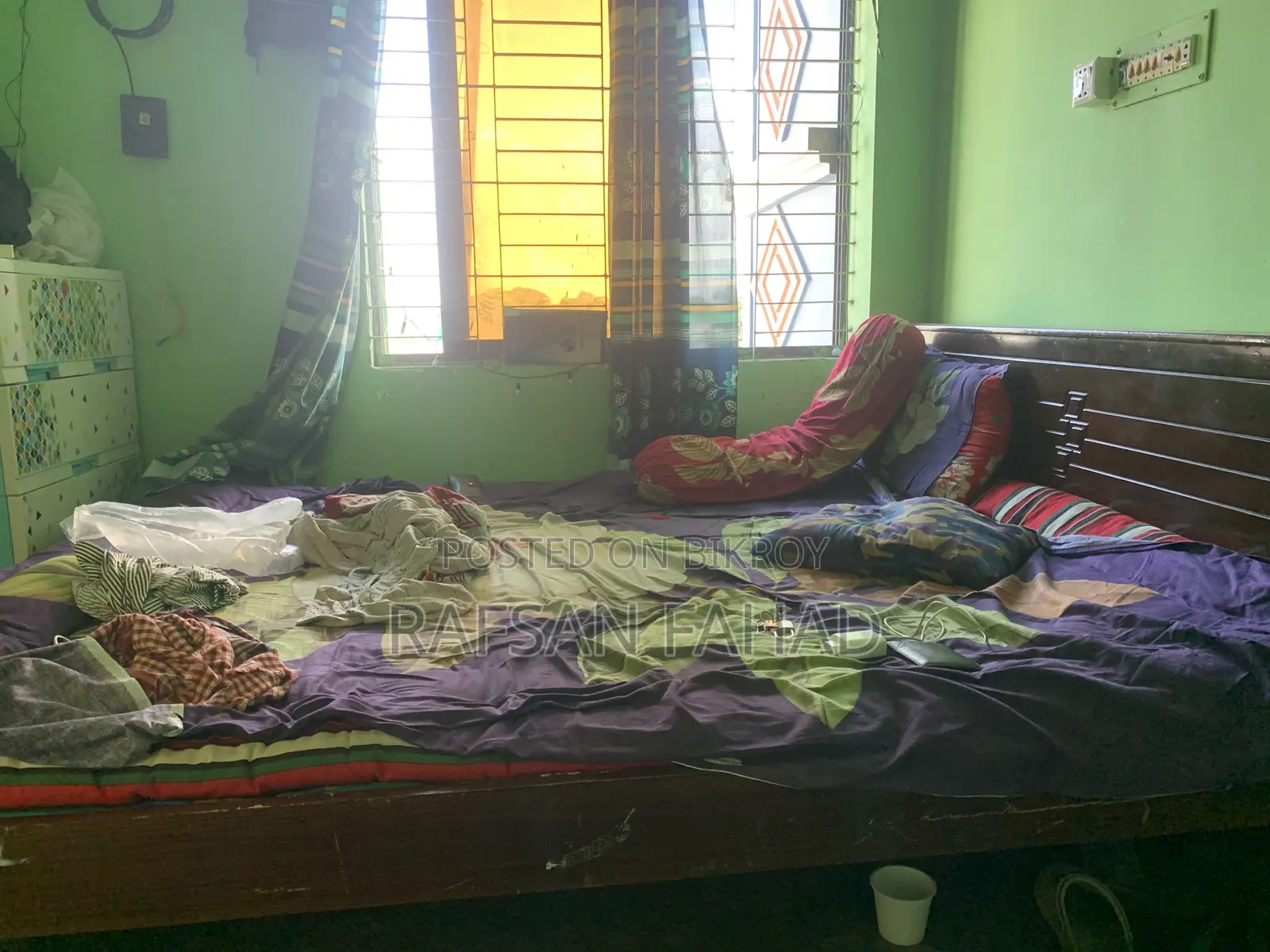 Double king size bed