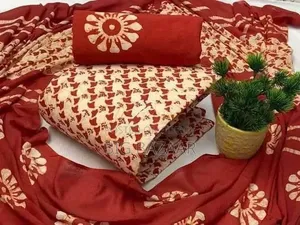  মোম বাটিক থ্রি-পিস 