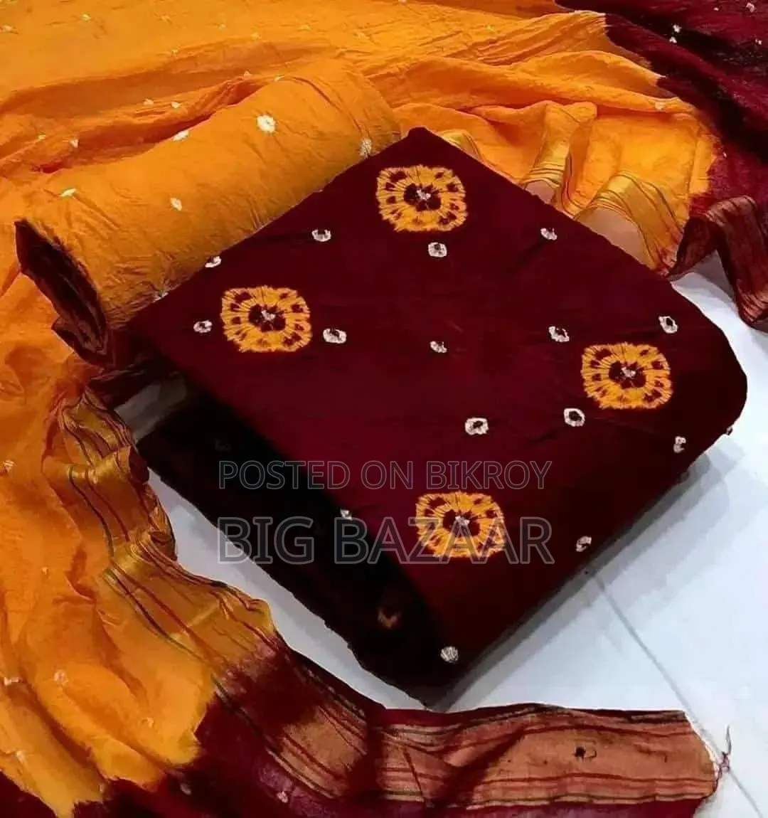  মোম বাটিক থ্রি-পিস 