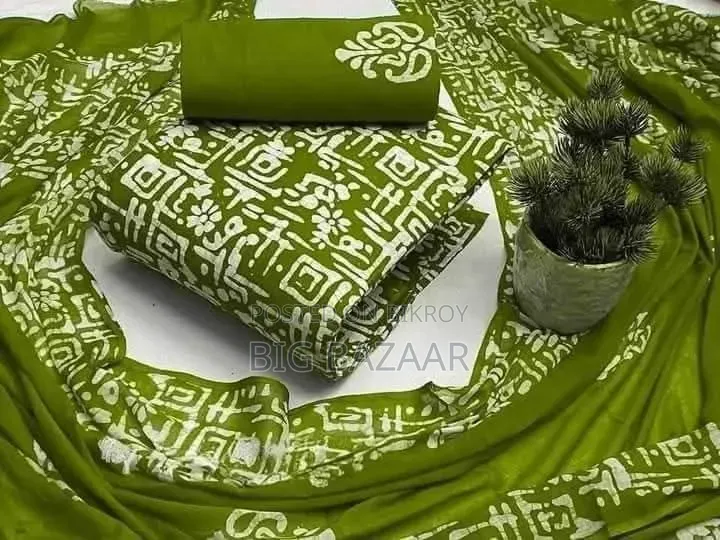  মোম বাটিক থ্রি-পিস 