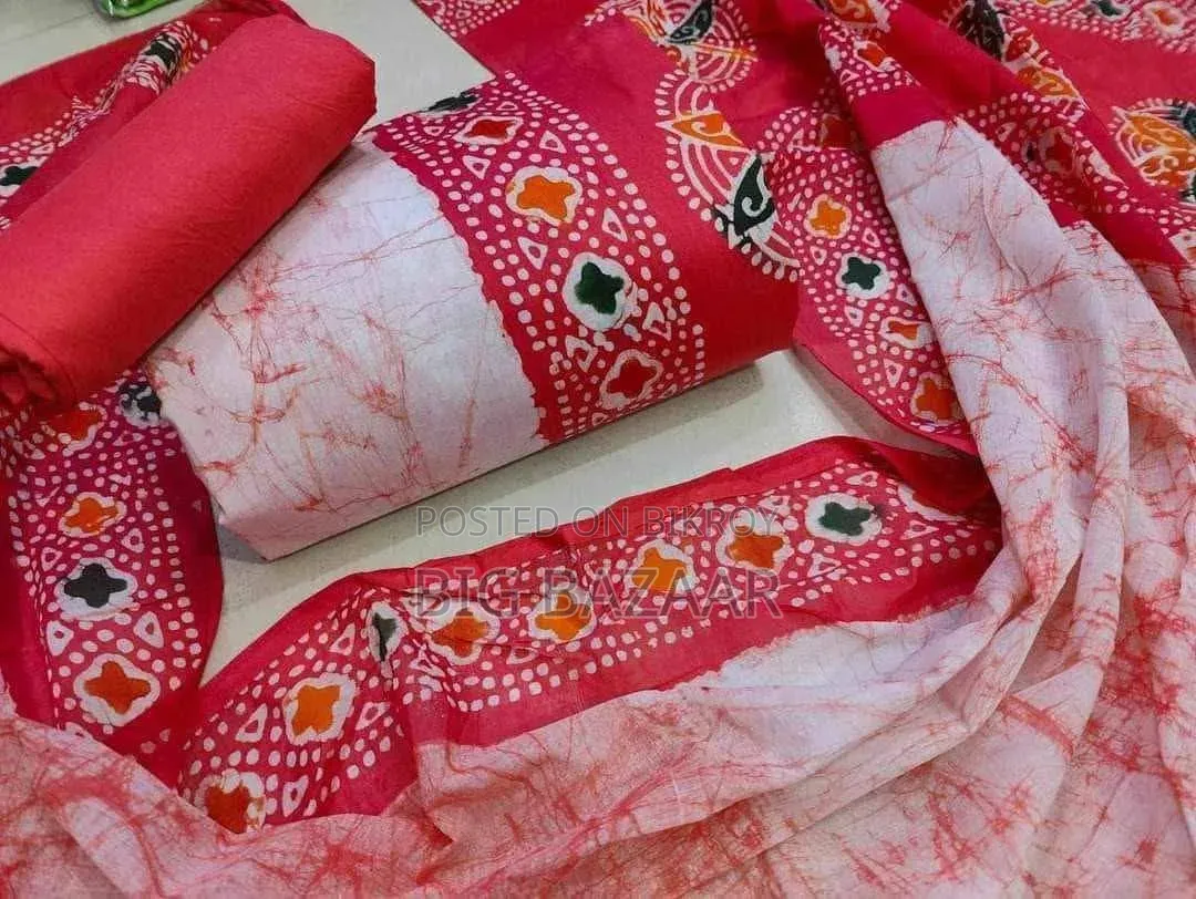  মোম বাটিক থ্রি-পিস 