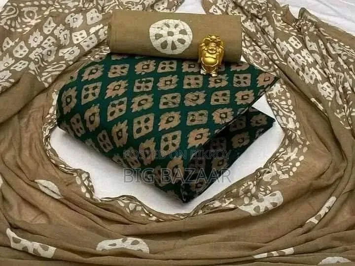  মোম বাটিক থ্রি-পিস 