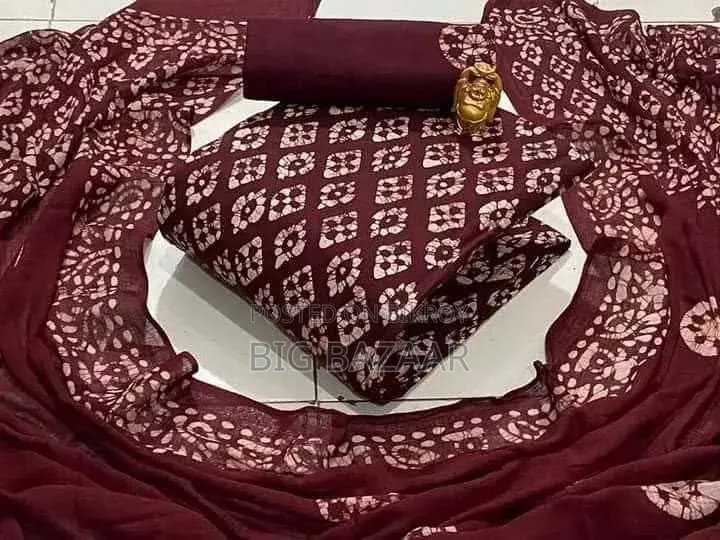  মোম বাটিক থ্রি-পিস 