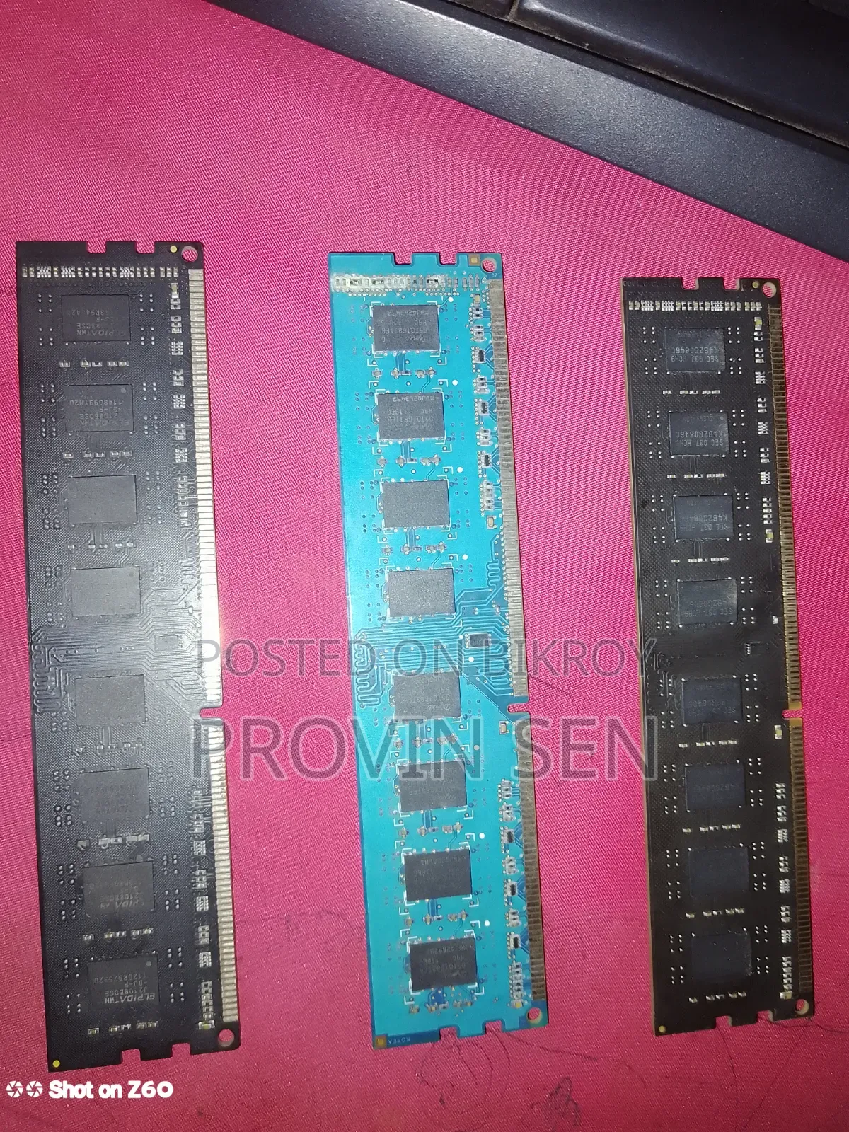 DDR3 RAM completely fresh condition no problem