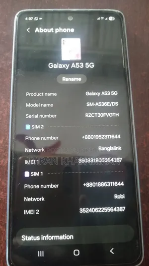 Samsung Galaxy A53 5G 128 GB Blue