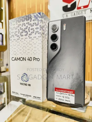 টেকনো ক্যামন ৪০ প্রো ৪জি ২৫৬ জিবি ব্ল্যাক