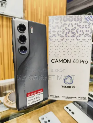 টেকনো ক্যামন ৪০ প্রো ৪জি ২৫৬ জিবি ব্ল্যাক